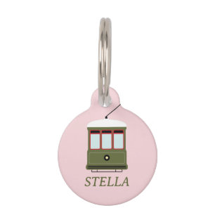 STREETCAR (PINK) PET TAG