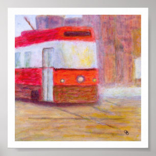 Streetcar, Poster/Print on Paper or Canvas Poster