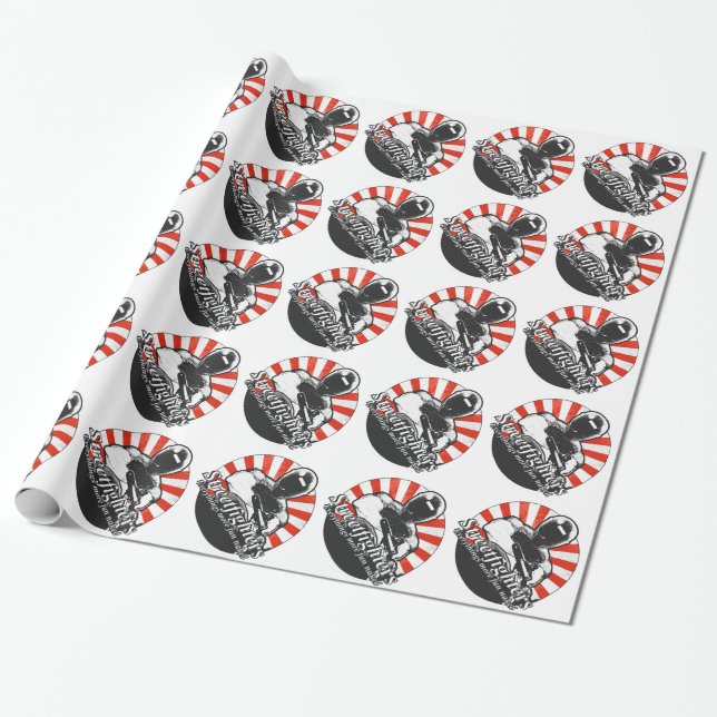 Streetfighter Wrapping Paper (Unrolled)