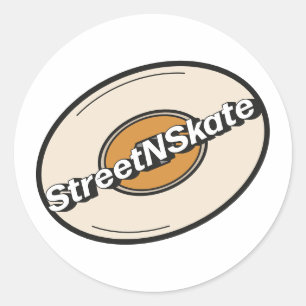 StreetNSkate Classic Round Sticker