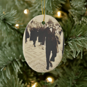 Streets in Lisbon (Fernando Pessoa) Ceramic Ornament