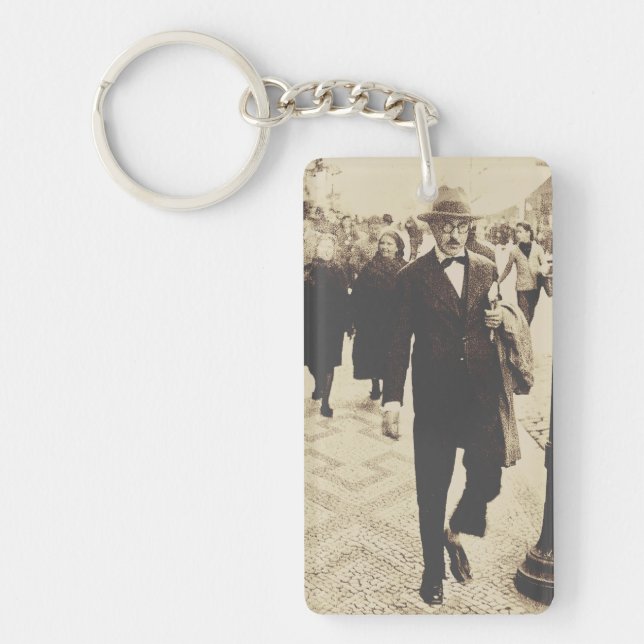 Streets in Lisbon (Fernando Pessoa) Keychain (Front)