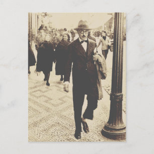Streets in Lisbon (Fernando Pessoa) Postcard