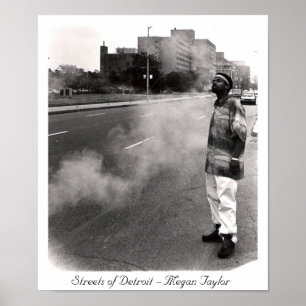 Streets of Detroit Poster