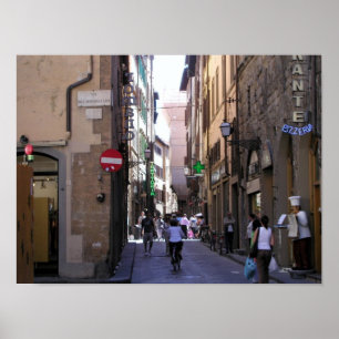 Streets of Florence Poster
