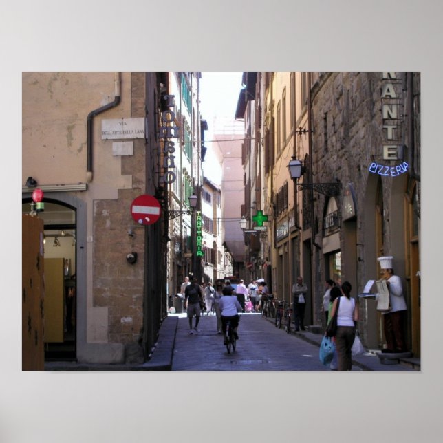 Streets of Florence Poster (Front)