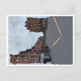 Streets of Glasgow, Scotland postcard