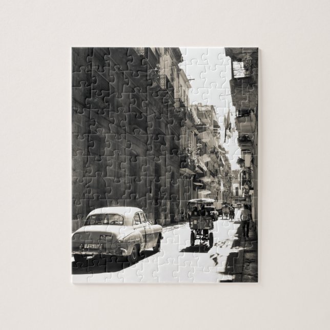 Streets of Havana, Cuba Jigsaw Puzzle (Vertical)