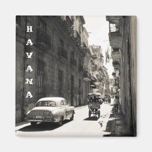 Streets of Havana, Cuba Magnet