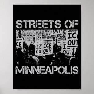 Streets of minneapolis right now ice out poster