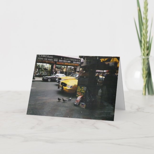 “Streets of New York City” Get Well Card (Front)