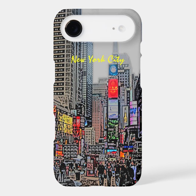 Streets of New York City iPhone case (Back)
