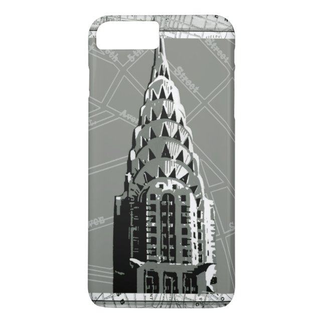 Streets of New York with Empire State Building Case-Mate iPhone Case (Back)