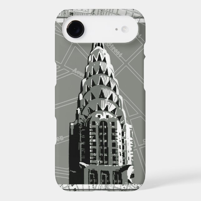 Streets of New York with Empire State Building Case-Mate iPhone Case (Back)