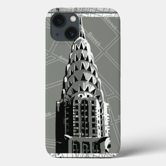 Streets of New York with Empire State Building Case-Mate iPhone Case (Back)