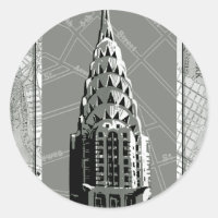 Streets of New York with Empire State Building