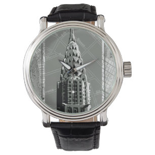 Streets of New York with Empire State Building Watch