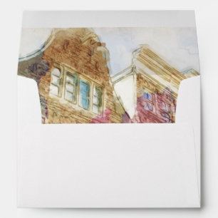Streets of Old Amsterdam Envelope