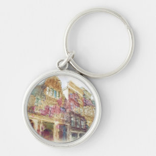 Streets of Old Amsterdam Key Ring