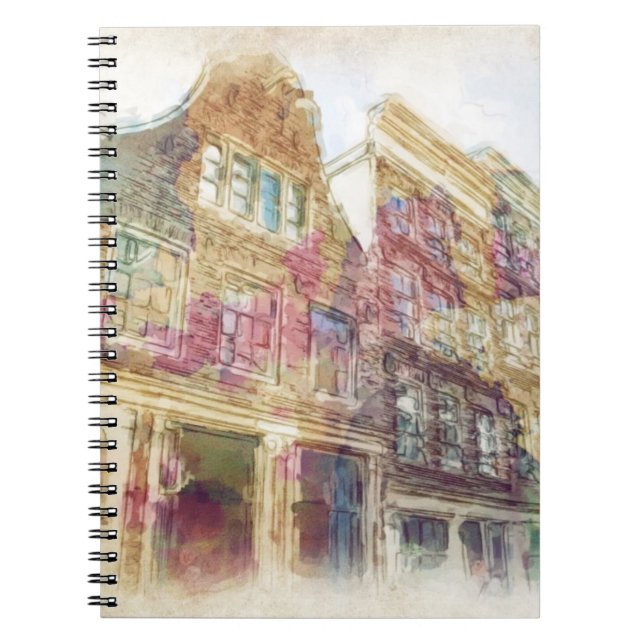 Streets of Old Amsterdam Notebook (Front)