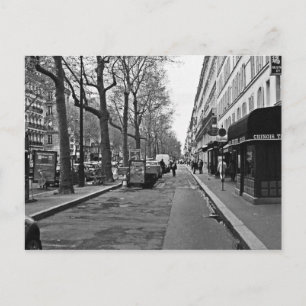 Streets of Paris Postcard