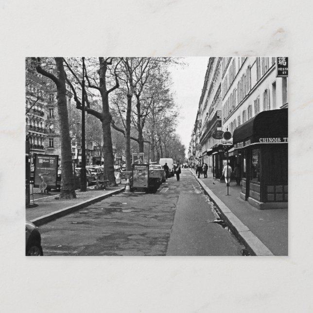 Streets of Paris Postcard (Front)