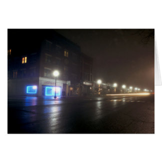 Streetscape IV  - Greenfield as Paris - Night Ligh