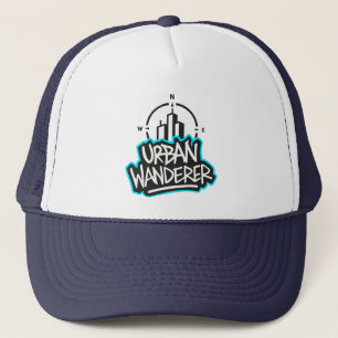 Streetwear Aesthetic Urban Wanderer City Lifestyle Trucker Hat