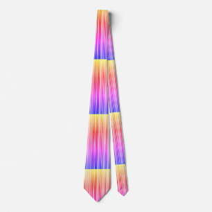 Streifenmuster regenbogenfarben tie