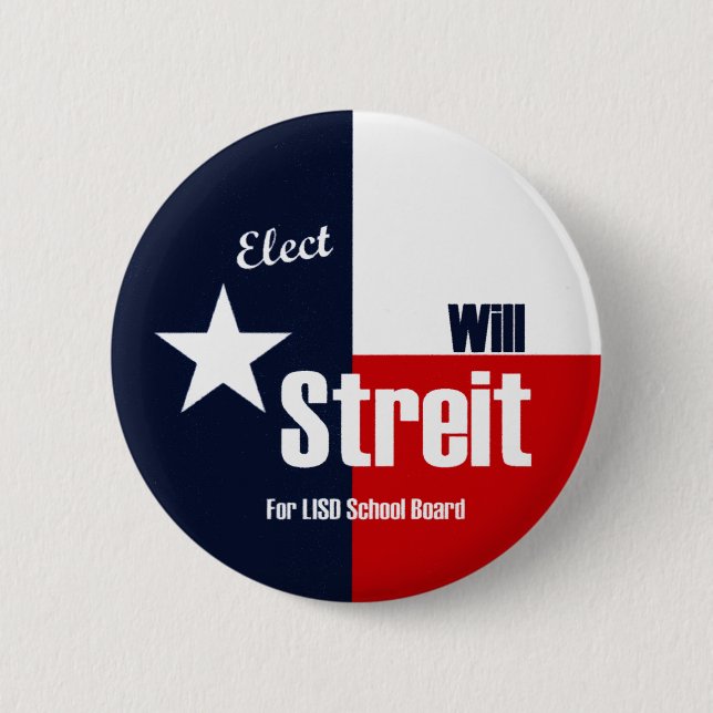 StreitButtonC 6 Cm Round Badge (Front)