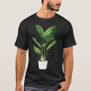 Strelitzia Bird Reginae Paradise Crane House Plant T-Shirt