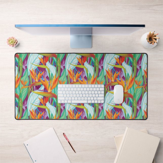 Strelitzia Pattern Desk Mat (Office 1)