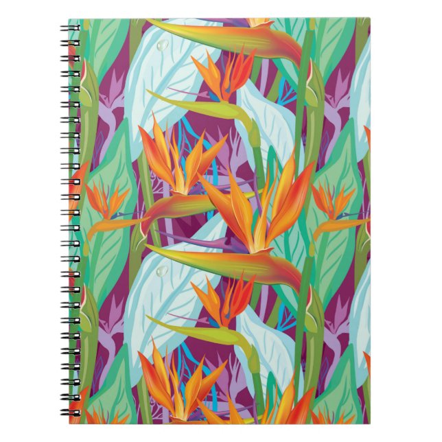 Strelitzia Pattern Notebook (Front)