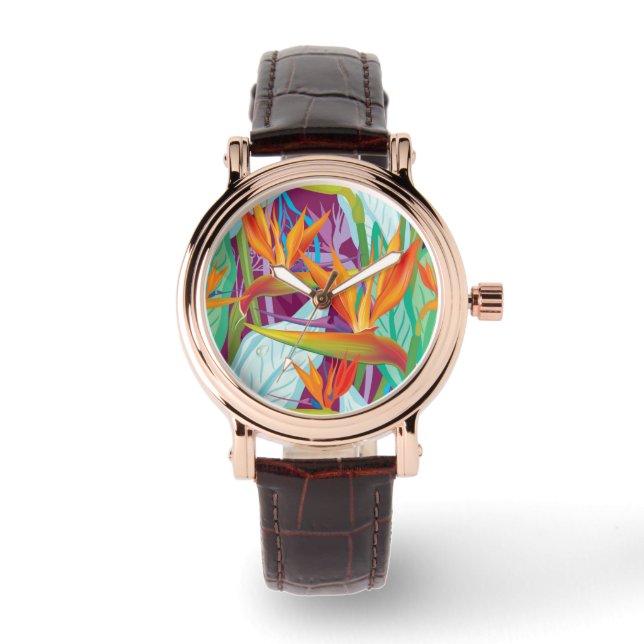 Strelitzia Pattern Watch (Front)