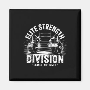Strenght Division Deadlift Club Gym Weightlifting Magnet