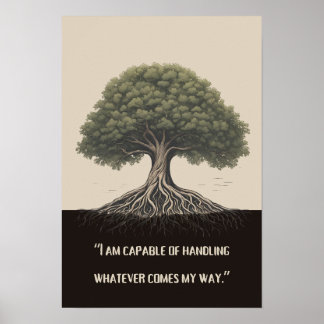 Strength Amidst Adversity Poster