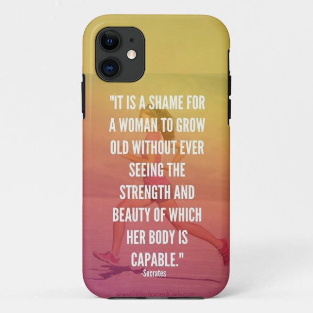 Strength and Beauty - Women's Running Workout Case-Mate iPhone Case (Back)