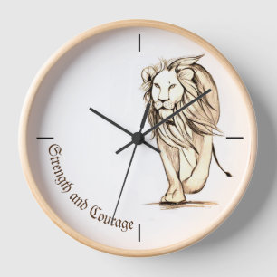 Strength and Courage Clock