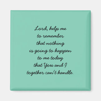 STRENGTH AND INSPIRATION PRAYER MAGNET