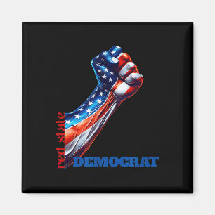 Strength And Unity Red State Democrat Anti-trump  Magnet