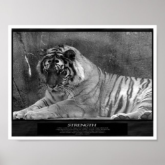 Strength as a Christian Poster (Front)