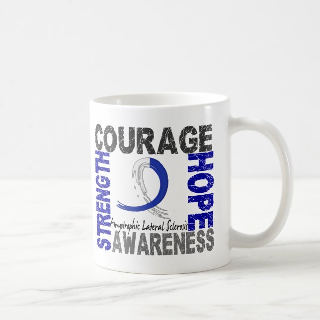 Strength Courage Hope ALS Coffee Mug (Right)