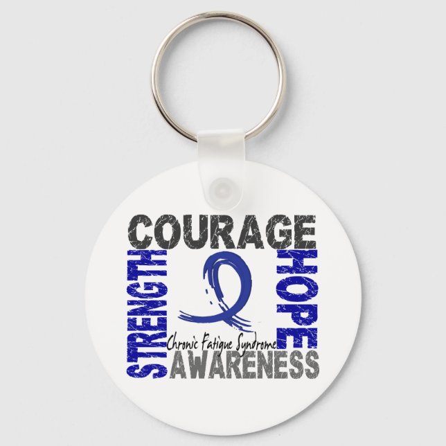Strength Courage Hope CFS Key Ring (Front)
