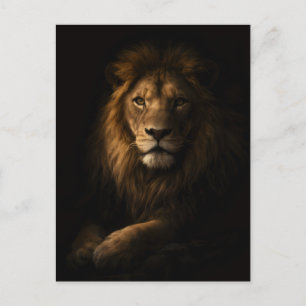 Strength & Courage Wildlife Art Postcard