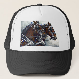 Strength & Glory - Percheron Horses Trucker Hat