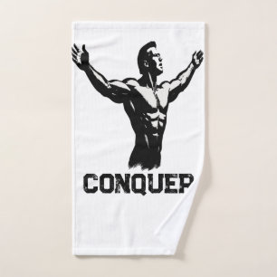 Strength Gym Towel Veiny Hand Dumbbell