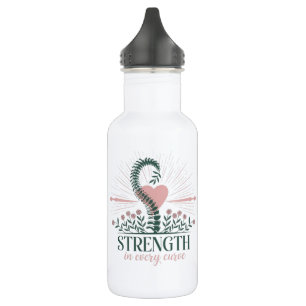 Strength in every curve 532 ml water bottle