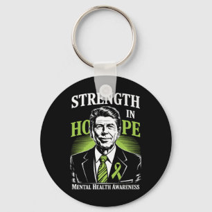 Strength In Hope Green Ribbon Mental Health Awaren Key Ring