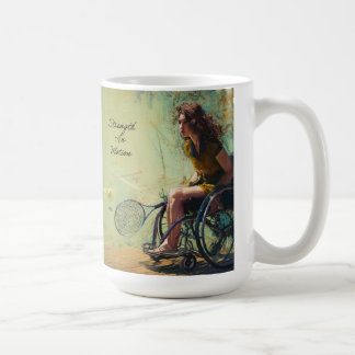 Strength In Motion Inspiring Wheelchair Athlete Coffee Mug