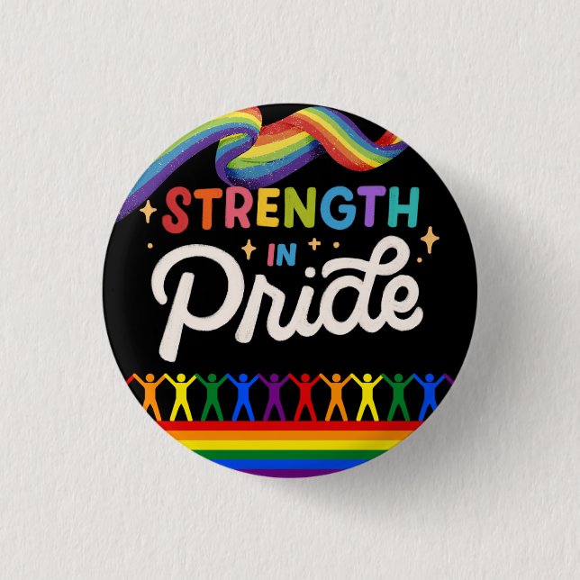 Strength in Pride Button (Front)